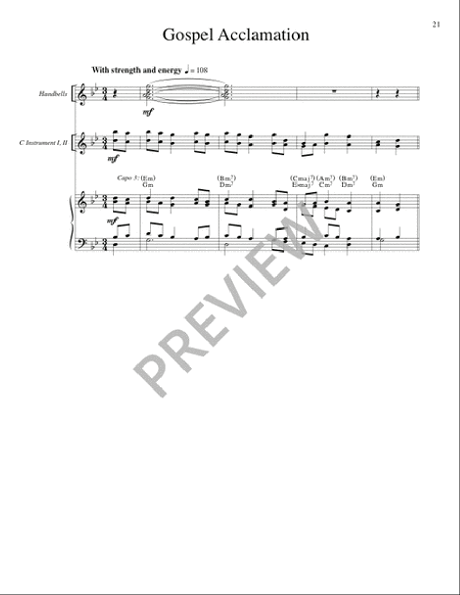 Mass of Creation (Full Score) 4-Part scores gallery preview page 22