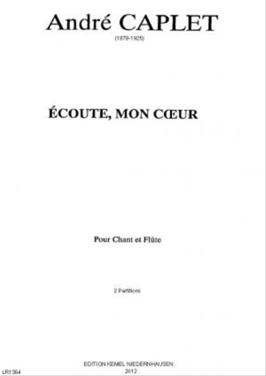 Ecoute, mon coeur Flute scores gallery preview page 1