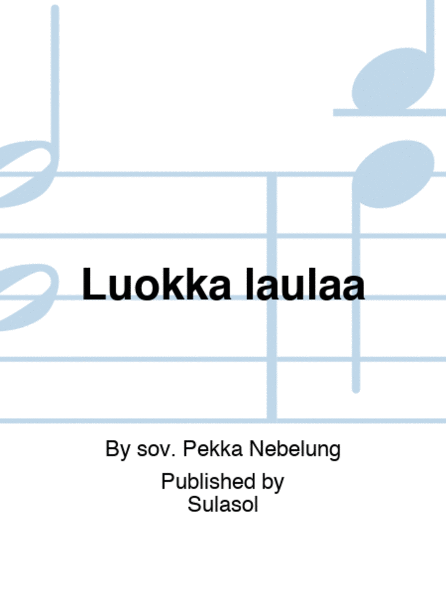 Luokka laulaa SSA scores gallery preview page 1
