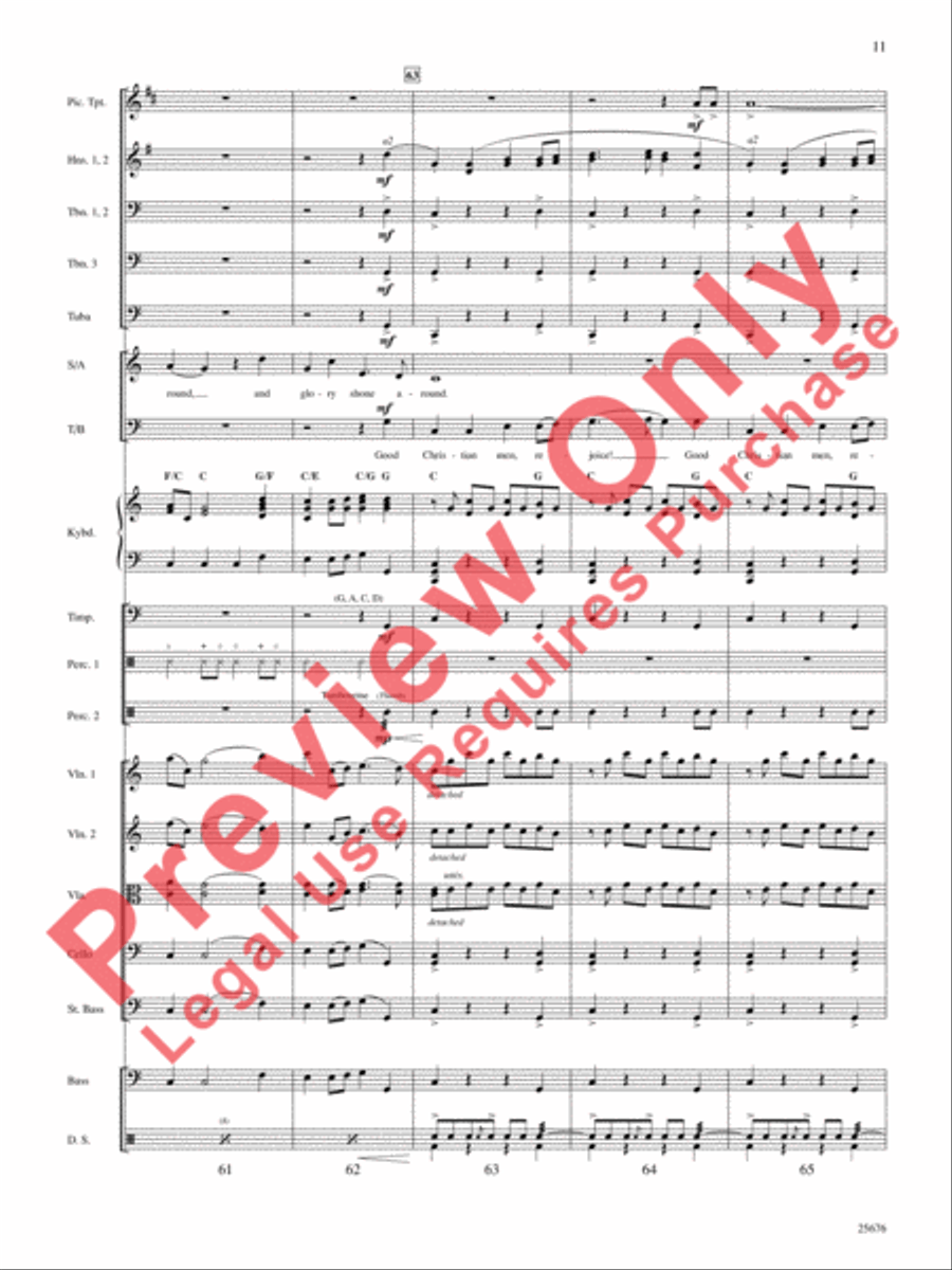 Good Christian Men, Rejoice Medley Good Christian Men, Rejoice Medley Choir scores gallery preview page 12