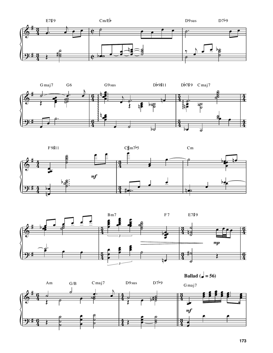 In The Wee Small Hours Of The Morning Piano scores gallery preview page 4