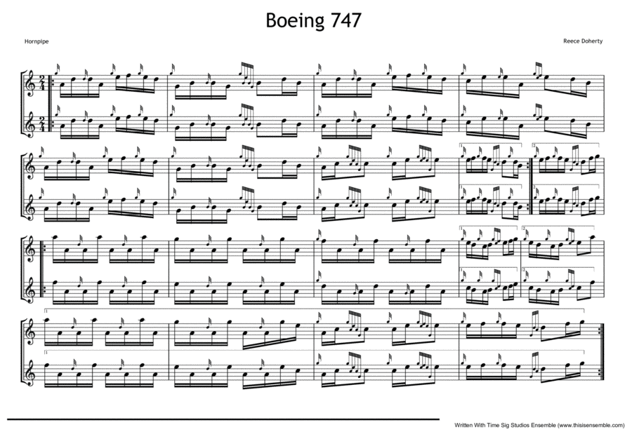 Boeing 747 - Score Only