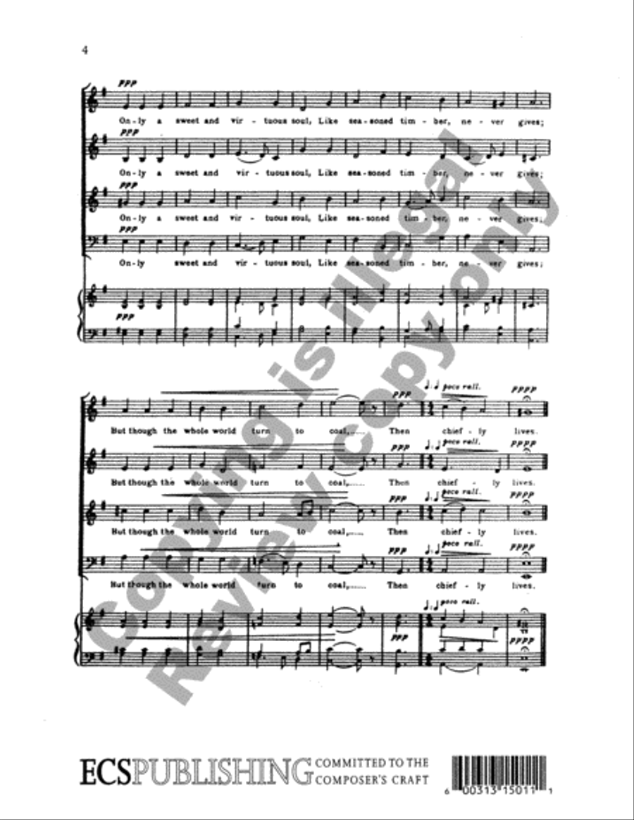 Sweet Day (Choral Score) Sweet Day (Choral Score) 4-Part scores gallery preview page 9