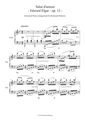 Salut d'amour - Edward Elgar op. 12 (Advanced Piano Transcription)