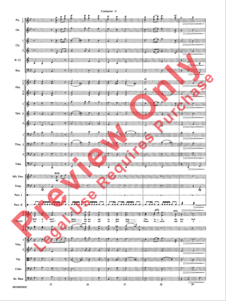 A Festival of Carols Full Orchestra scores gallery preview page 9