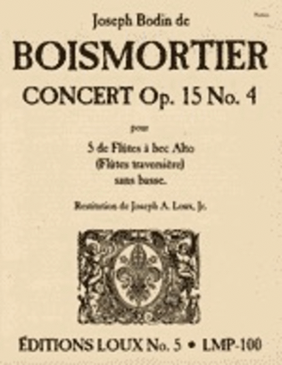 Concert Op. 15, No. 4 (Alto 3 part)