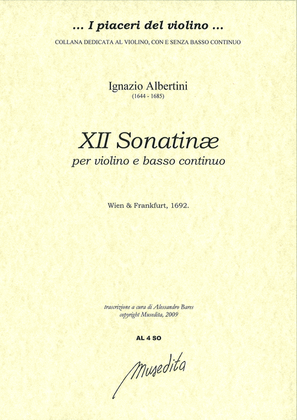 XII Sonatinae (Wien & Frankfurt, 1692)