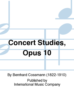 Book cover for Concert Studies, Opus 10