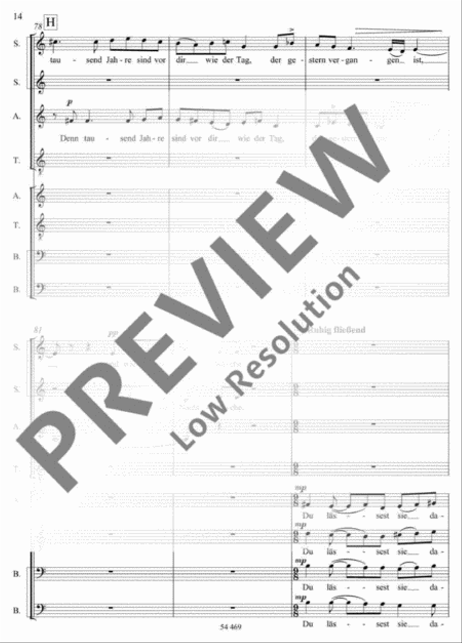 Mitten wir im Leben sind Mitten wir im Leben sind SSAATTBB scores gallery preview page 15