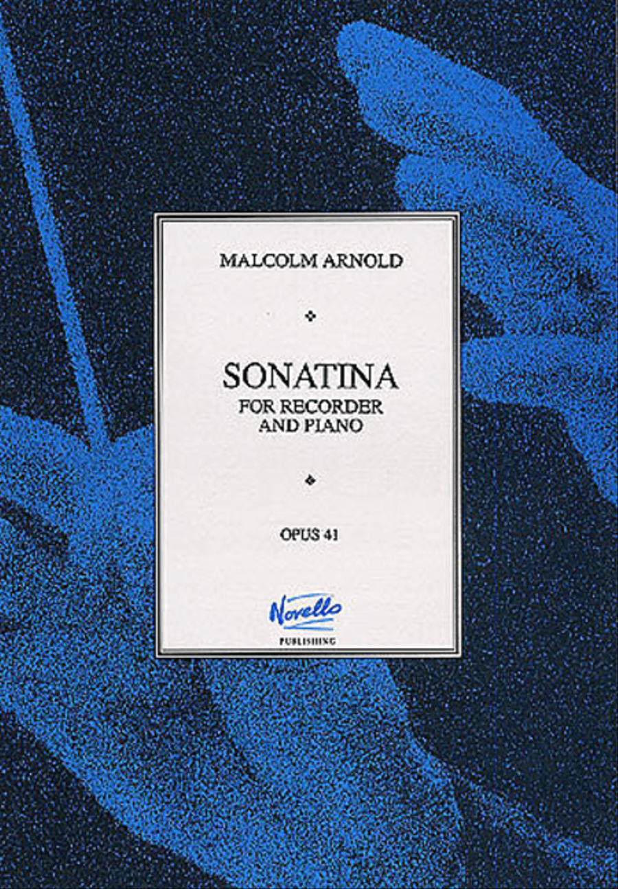 Malcolm Arnold: Sonatina For Recorder And Piano Op.41 Recorder scores gallery preview page 1