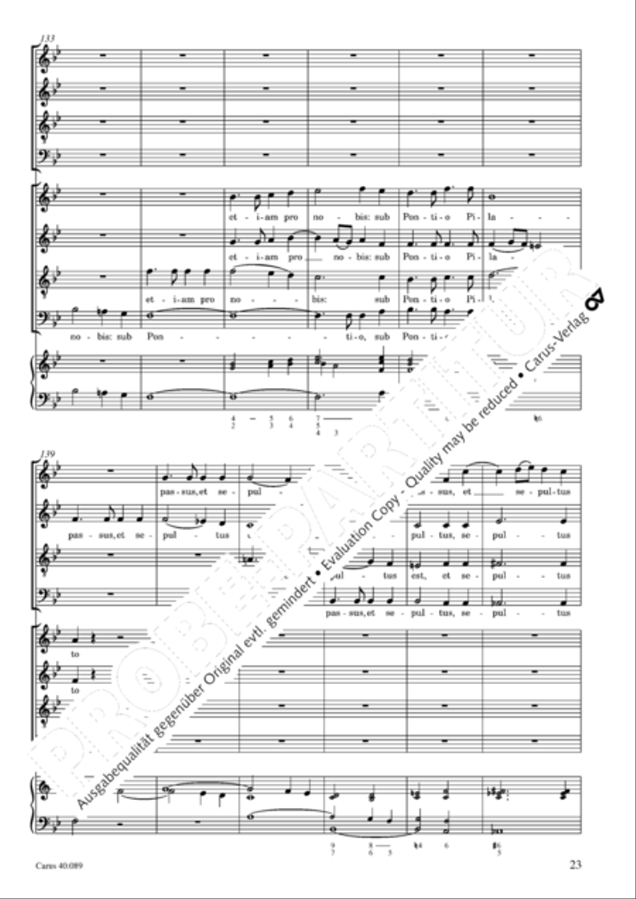 Credo a 8 voci Credo a 8 voci 4-Part scores gallery preview page 24