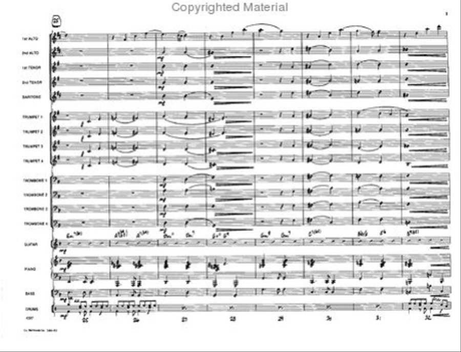 Autumn Twilight Jazz Ensemble scores gallery preview page 5