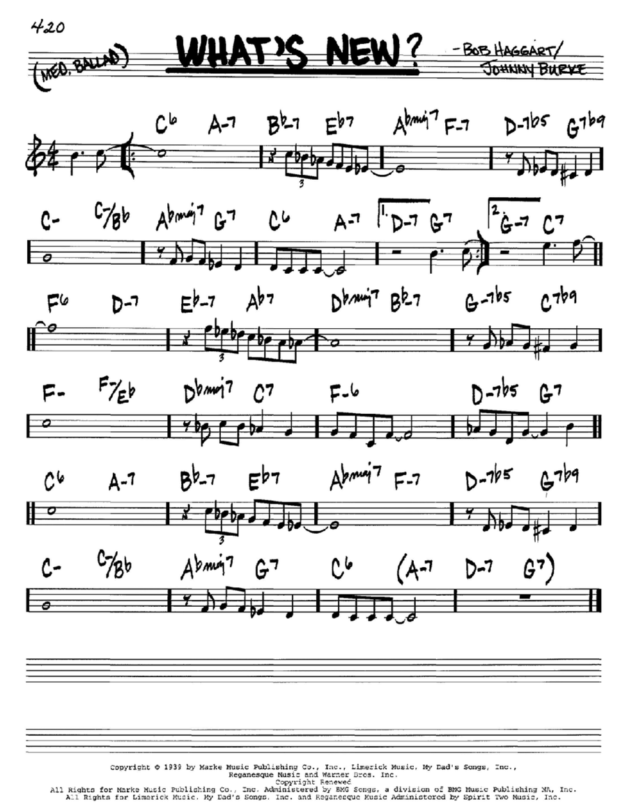 What's New? What's New? Piano scores gallery preview page 1