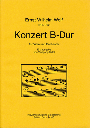 Konzert für Viola und Orchester B-Dur