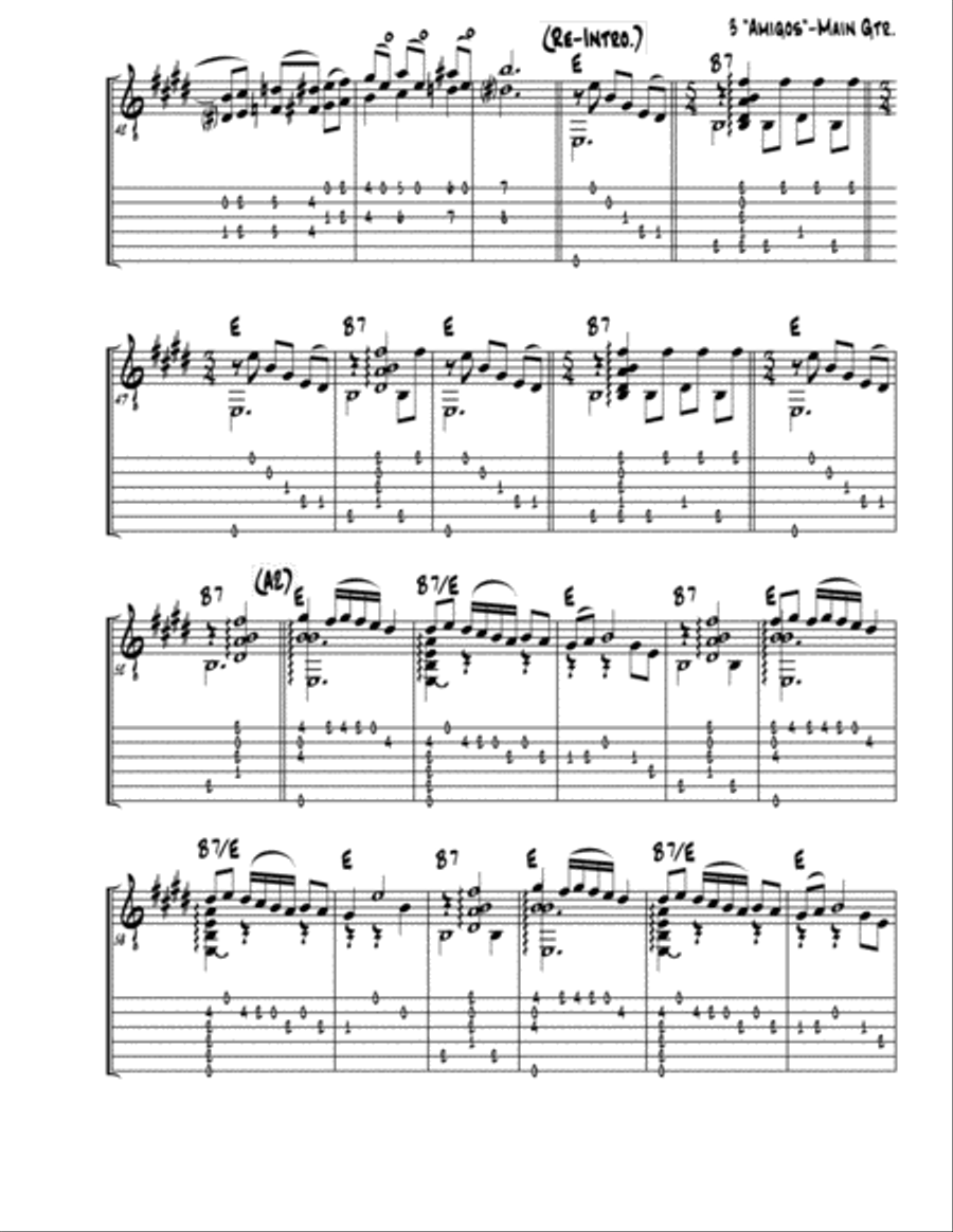 Amigos (Guitar+) Small Ensemble scores gallery preview page 3