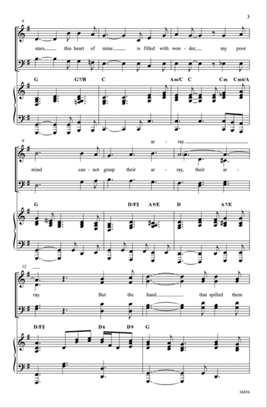 Known Only to Him Choir scores gallery preview page 3