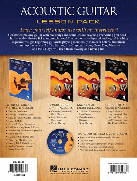 Acoustic Guitar Lesson Pack