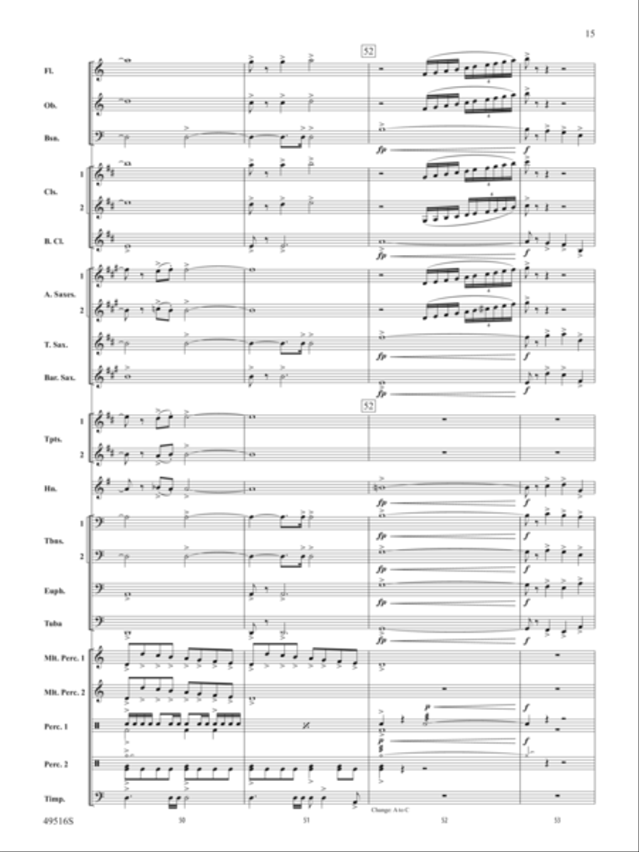 On This Day Earth Shall Ring Concert Band scores gallery preview page 16