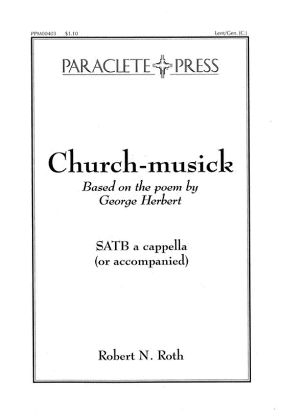 Church-musick 4-Part scores gallery preview page 1
