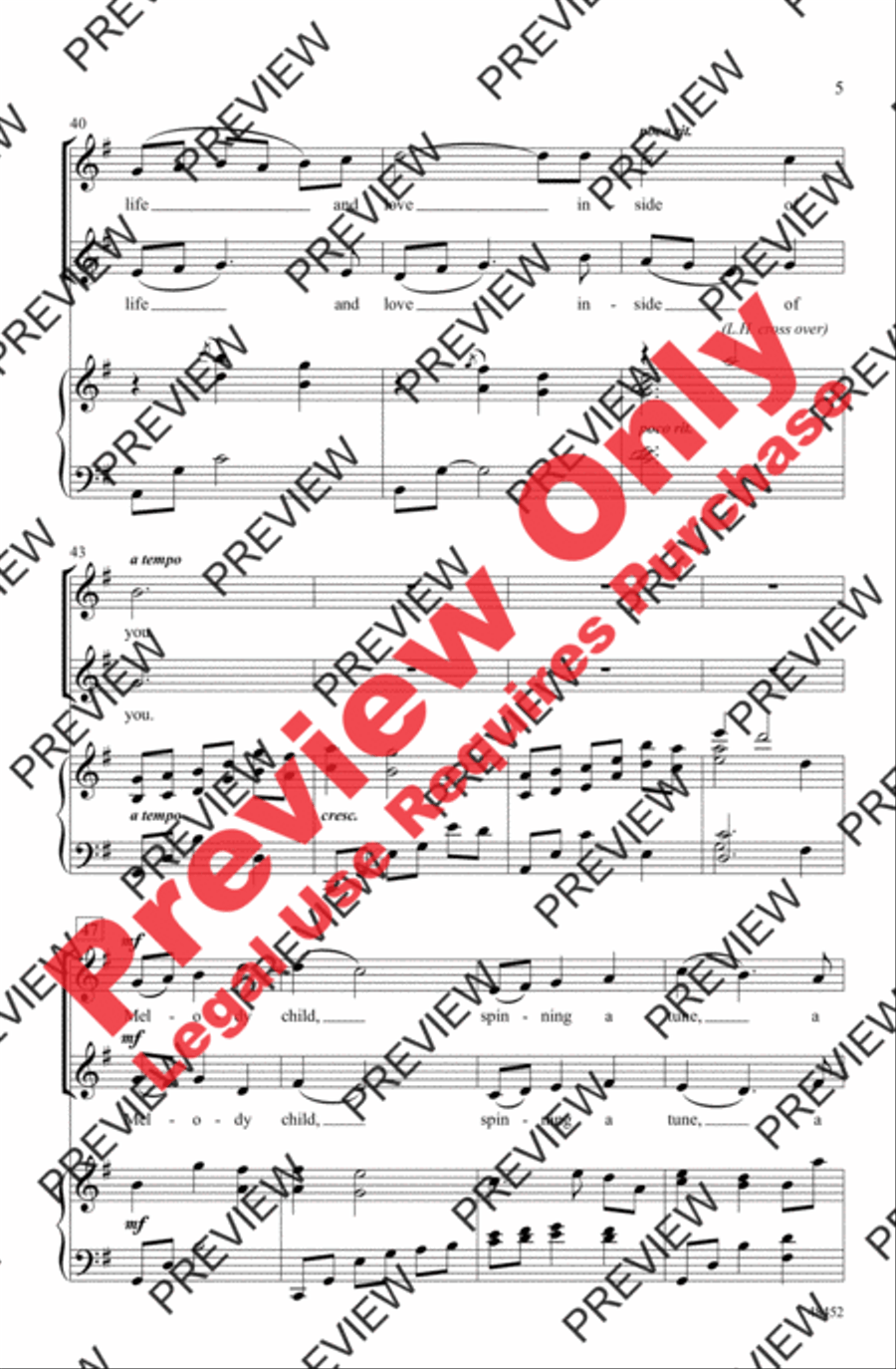 Dandelion Child Dandelion Child 2-Part scores gallery preview page 5