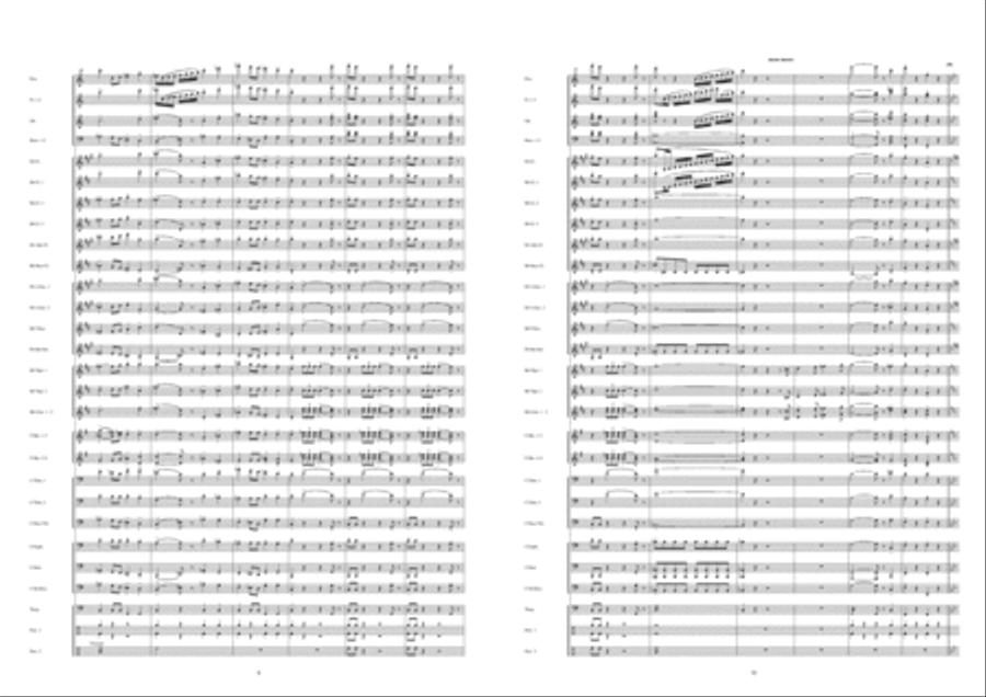 Viva Verdi Fanfare Band scores gallery preview page 6