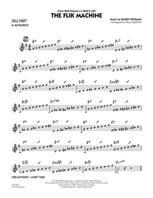 The Flik Machine (from A Bug's Life) - Bb Solo Sheet