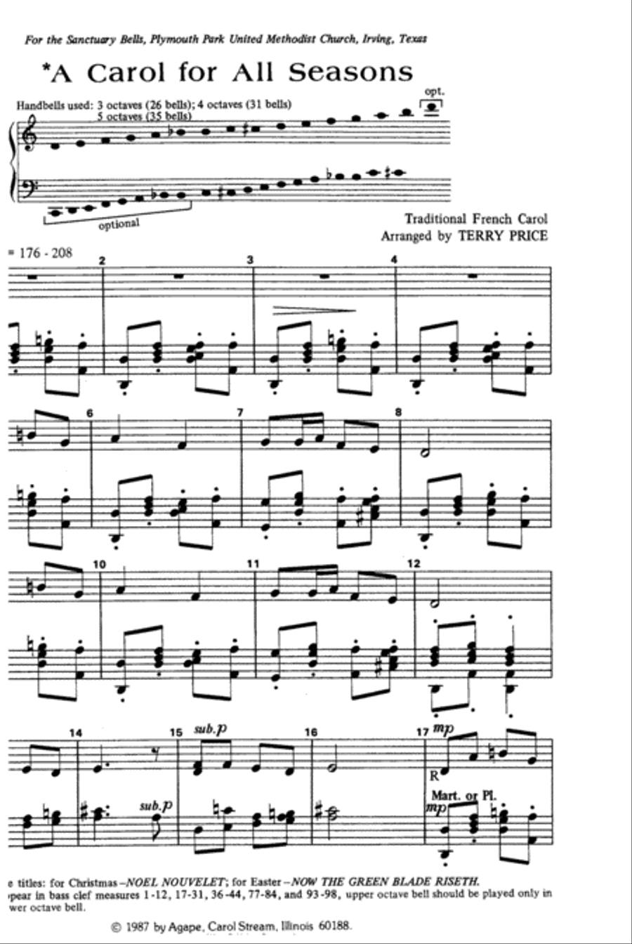 A Carol for All Seasons 5-Octaves scores gallery preview page 9