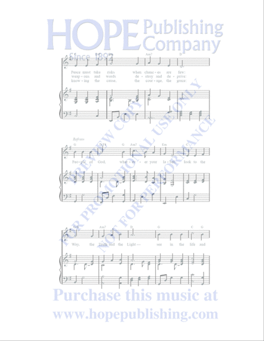 A Place at the Table Choir scores gallery preview page 103