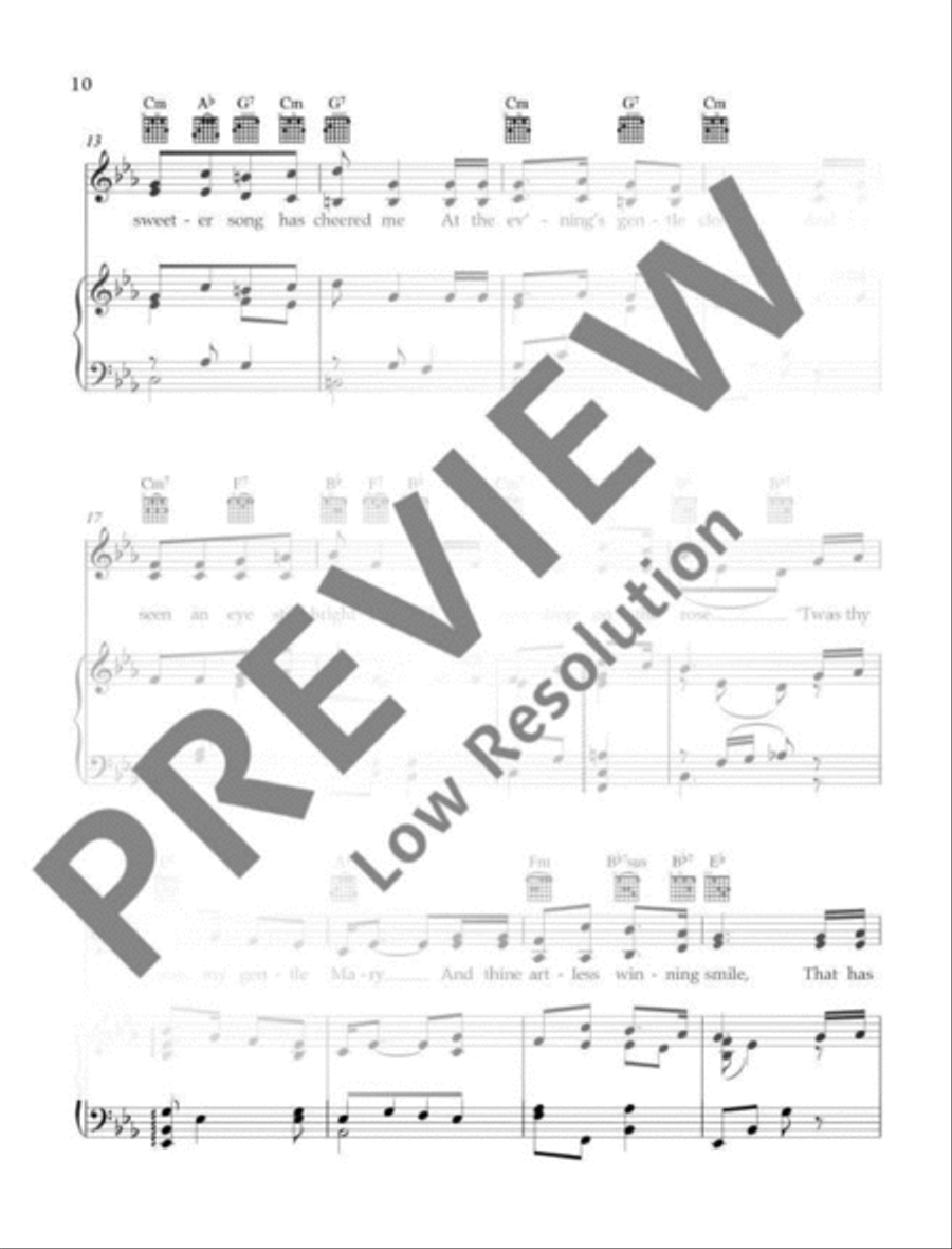 Best of Folk Songs Voice scores gallery preview page 11