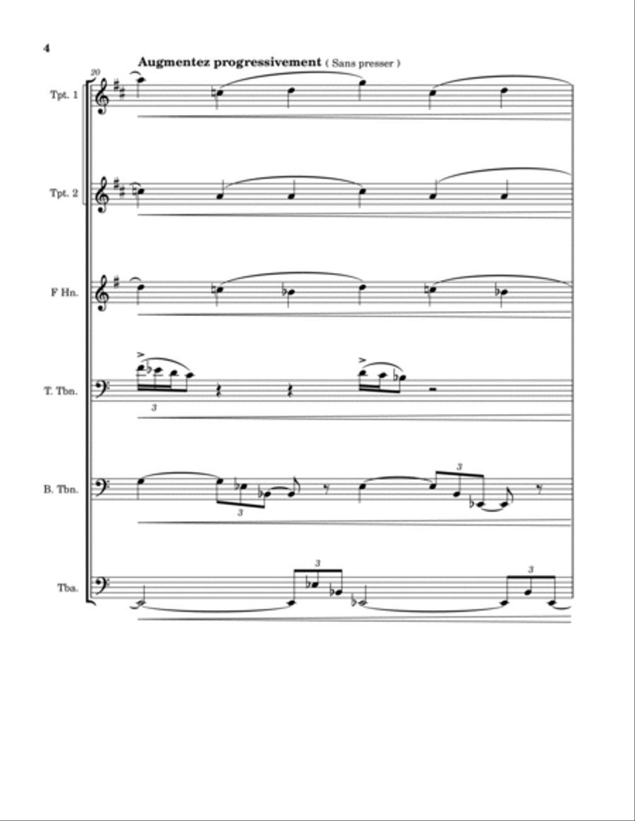 La Cathédrale Engloutie Horn scores gallery preview page 6