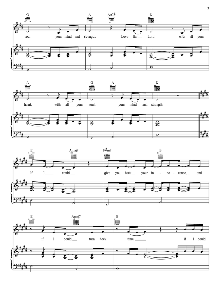 I Wish Acoustic Guitar scores gallery preview page 3
