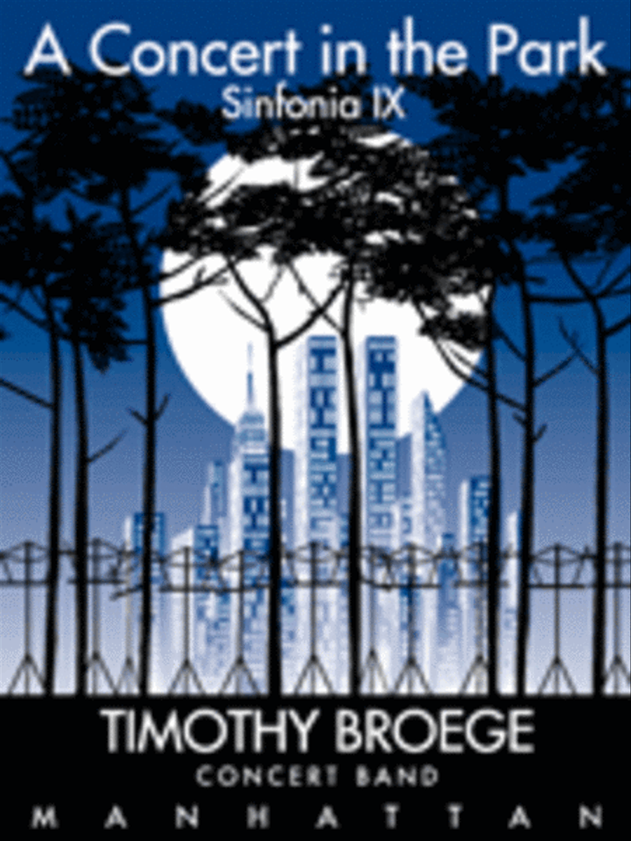 Sinfonia IX: A Concert in the Park Concert Band scores gallery preview page 1