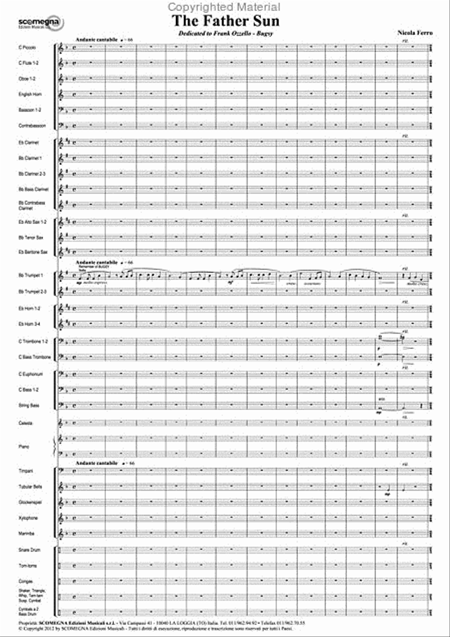 The Father Sun Concert Band scores gallery preview page 3