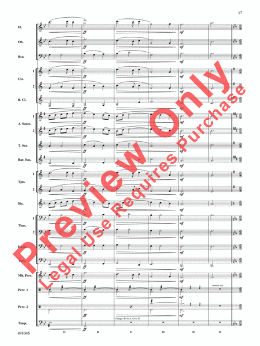 Folk Song Celebration Folk Song Celebration Concert Band scores gallery preview page 18