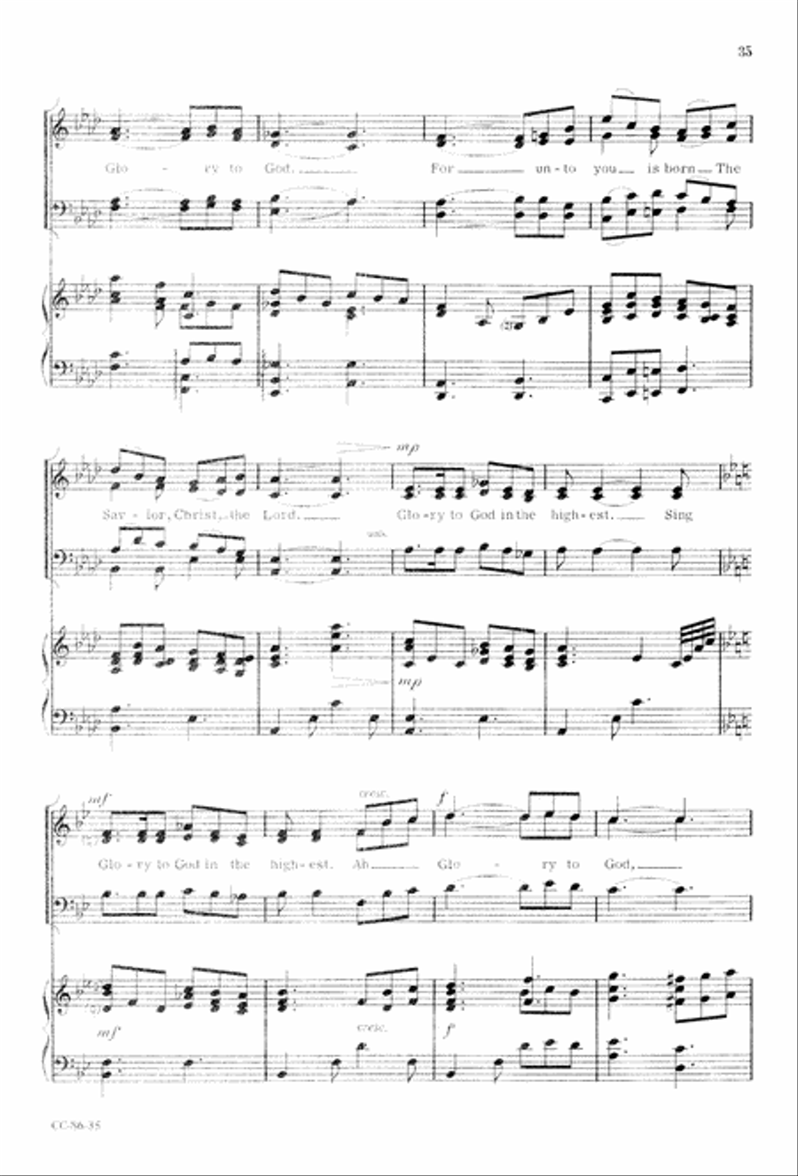 Angels' Song Angels' Song 4-Part scores gallery preview page 37