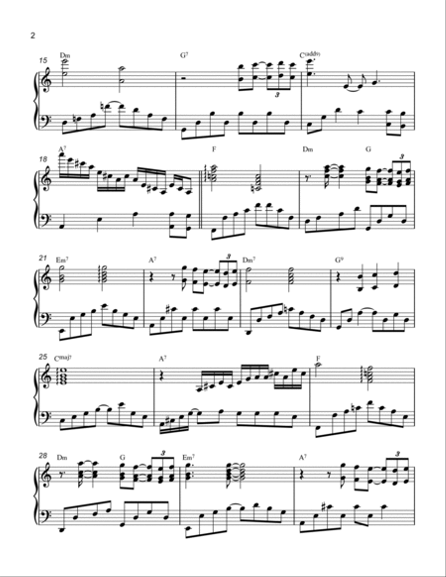 Feelings (Piano solo) Piano Solo scores gallery preview page 2