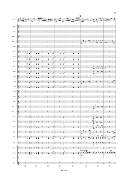 Sonatina op. 29 for Solo Clarinet and Wind Band image number null