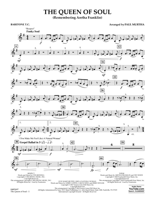 The Queen Of Soul (arr. Paul Murtha)- Conductor Score (Full Score) - Baritone T.C.