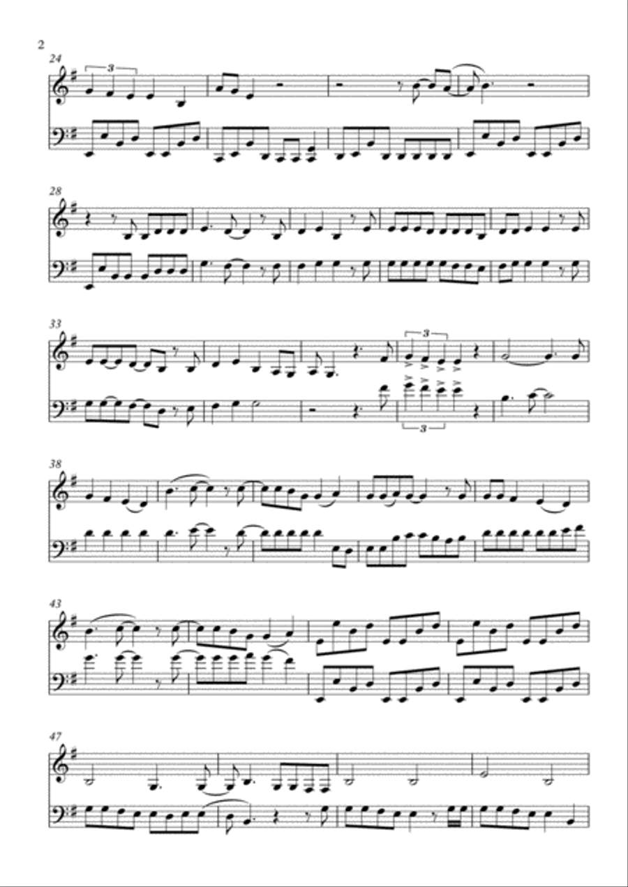 Livin' On A Prayer Alto Saxophone scores gallery preview page 2