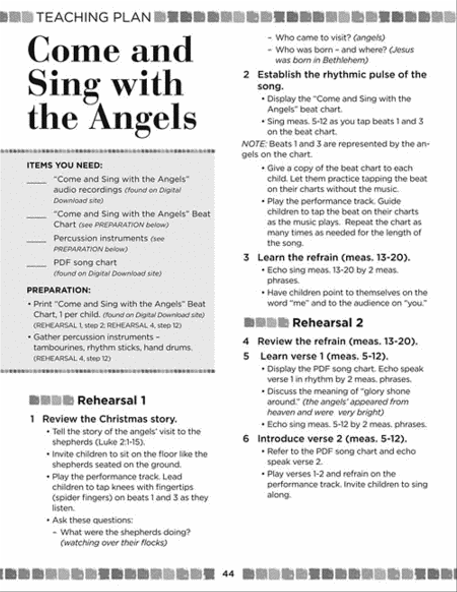 Sing and Celebrate 8! Sacred Songs for Young Voices Unison Choir scores gallery preview page 8