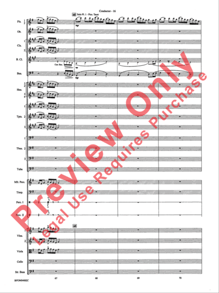 Prairiesong Full Orchestra scores gallery preview page 19