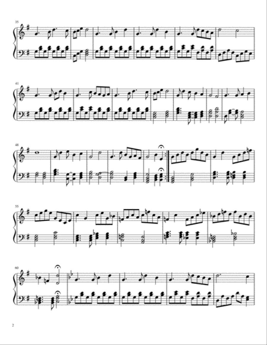Sonata No. 2 in Em, Op. 2 Piano Solo scores gallery preview page 2