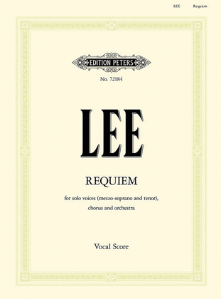Book cover for Requiem for Solo Voices, Chorus and Orchestra (Vocal Score)