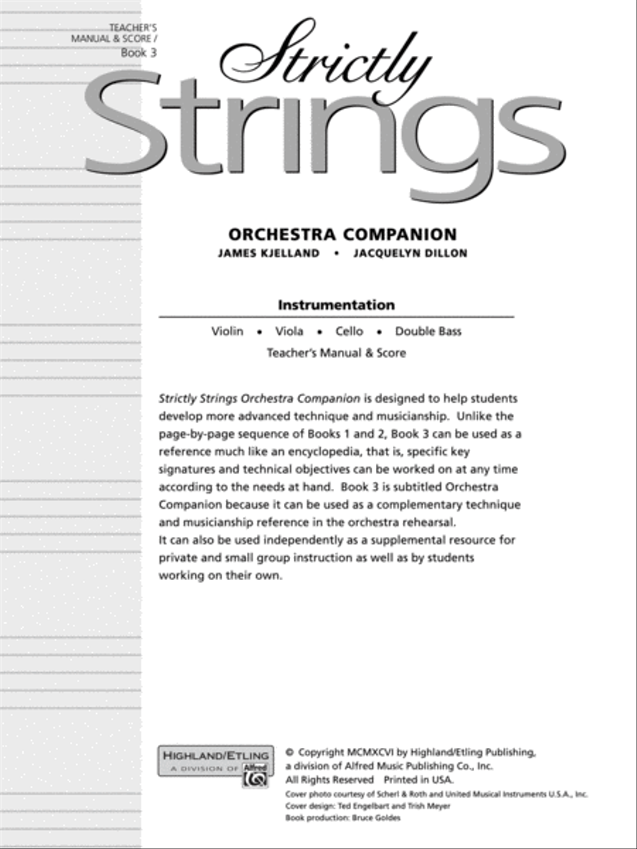 Strictly Strings, Book 3 Chamber Orchestra scores gallery preview page 11