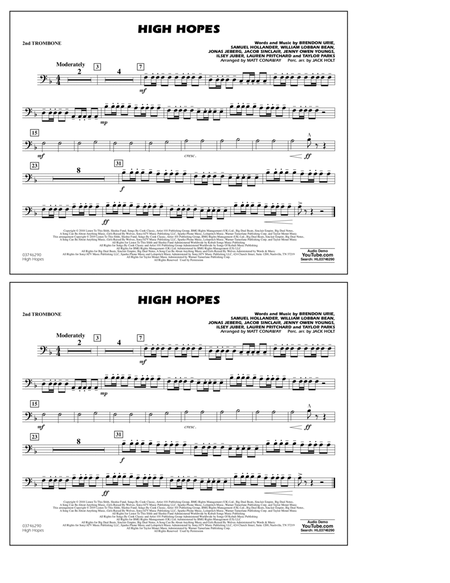 High Hopes (arr. Matt Conaway) - 2nd Trombone