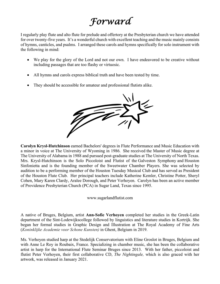 Hymns for Advent and Christmas for Unaccompanied Flute, Volume 1 Flute Solo scores gallery preview page 2