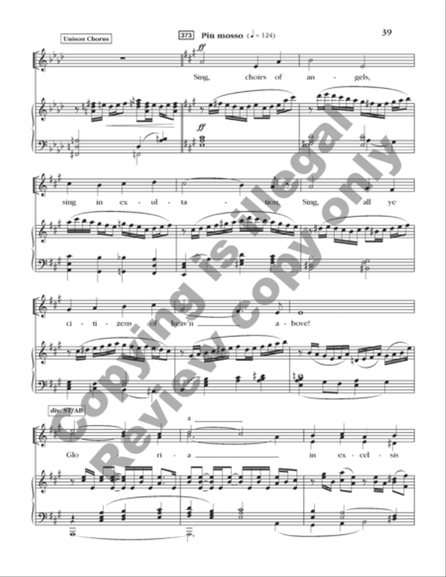 A Symphony of Carols (Choral Score) 4-Part scores gallery preview page 34