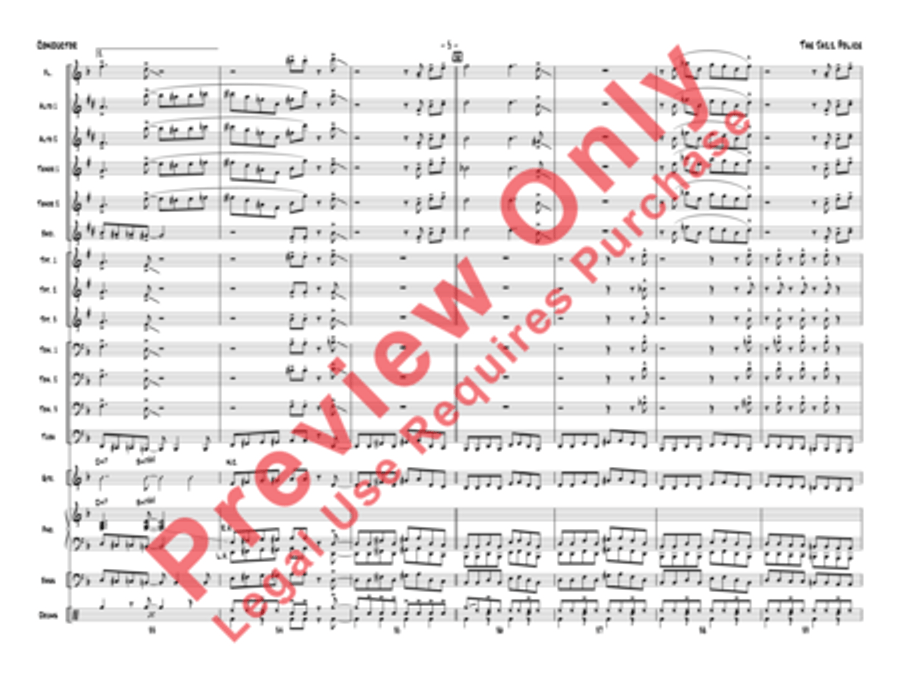 The Jazz Police Jazz Ensemble scores gallery preview page 8