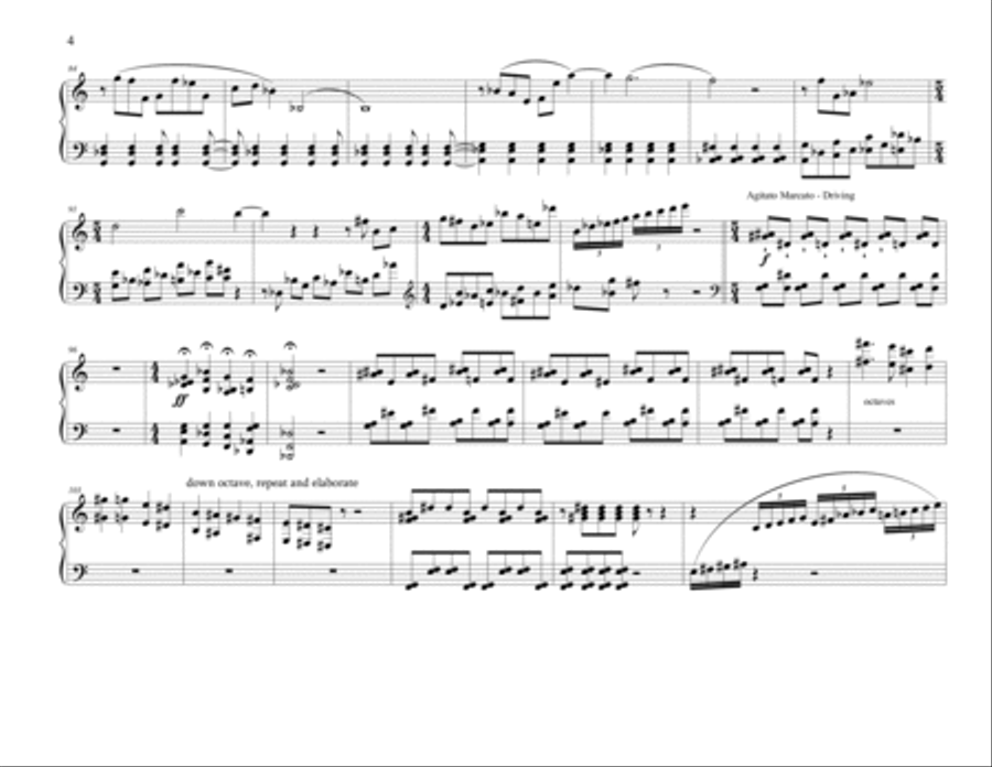 The Lamentation for Piano Piano Solo scores gallery preview page 4