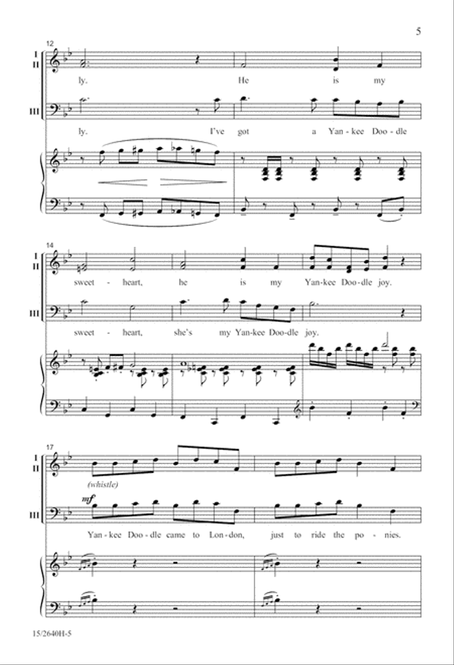 Here's Two Cohan! Here's Two Cohan! 3-Part scores gallery preview page 6